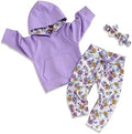 oklady Baby Girl Clothes, Hoodie Tops Floral Pant by Oklady