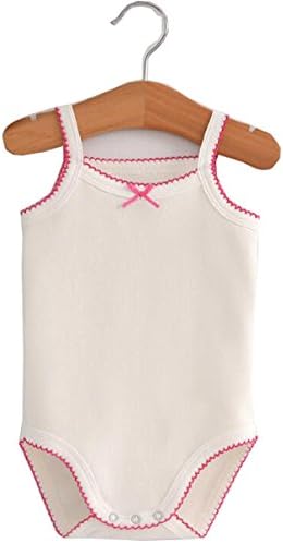Girls Spaghetti Strap Bodysuit Sleeveless Tank Top Cotton One-Pieces Pack of - Image 2