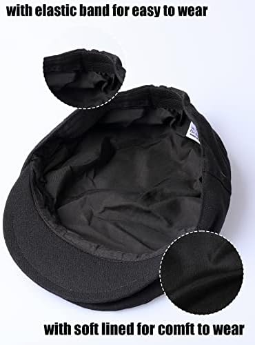 A&J DESIGN Baby Boys Newsboy Cap Toddler Kids Tweed Vintage Flat Hat - Image 4