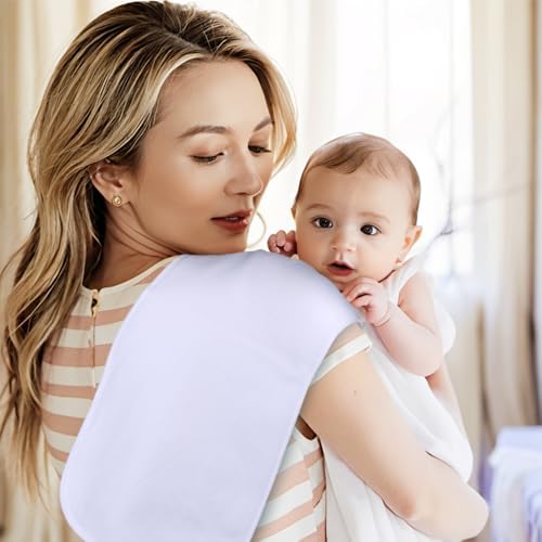 8 Pack Baby Burp Cloths, Unisex - Image 7