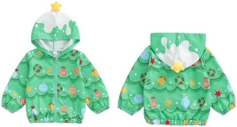 Toddler Girl Windbreaker Jacket Strawberry Baby Girls Hooded Fall Jackets Long - Image 6