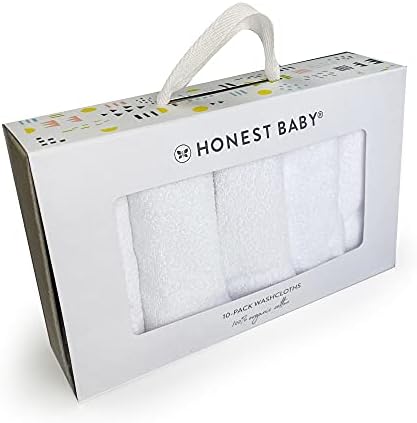 HonestBaby 10-Pack Terry Wash Cloths in Gift Box by HonestBaby