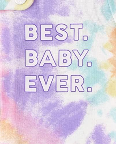 The Children's Place Baby Short Sleeve Zip front One Piece Footless Pajama - Image 3