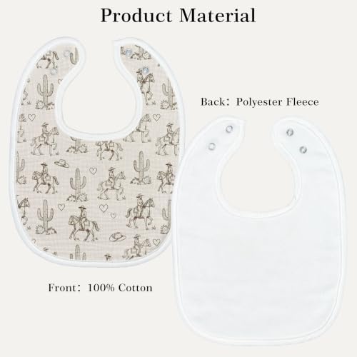 Baby Bibs for Baby Boys Girls 6-Pack - Image 3