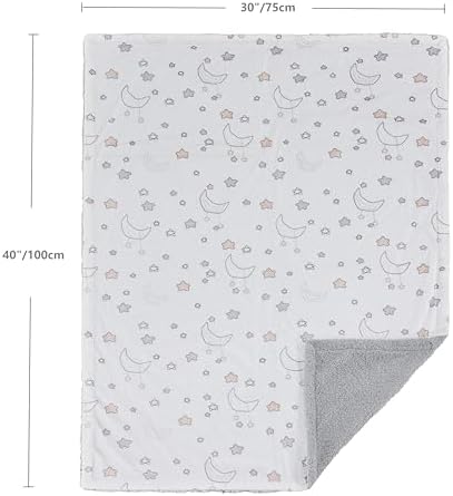 CREVENT 30''X40'' Cute Cozy Fluffy Warm Baby Blanket - Image 4