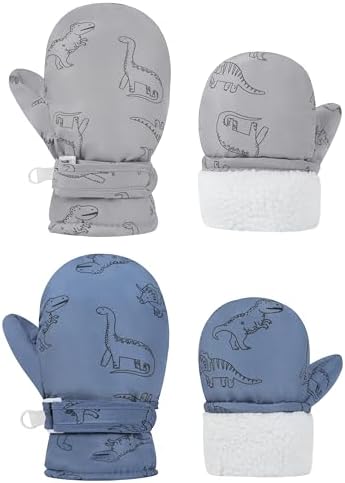 Infant Baby Toddler Winter Mittnes Lined Fleece Snow Gloves by UrbanVirgin