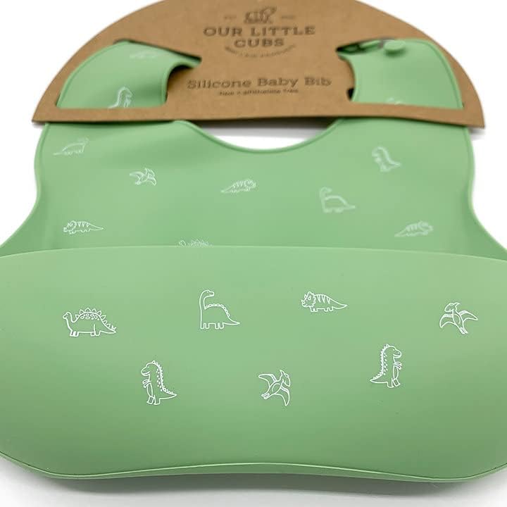 Silicone Baby Bibs Adjustable Fit Baby Bib Waterproof Bibs Baby Eating Supplies - Image 2