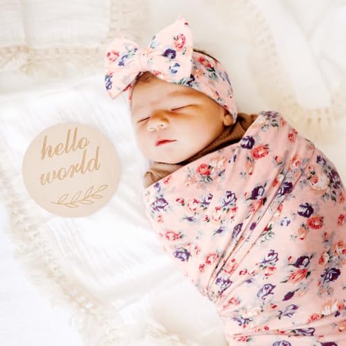 DRESHOW BQUBO Baby Girl Newborn Receiving Blanket - Image 2