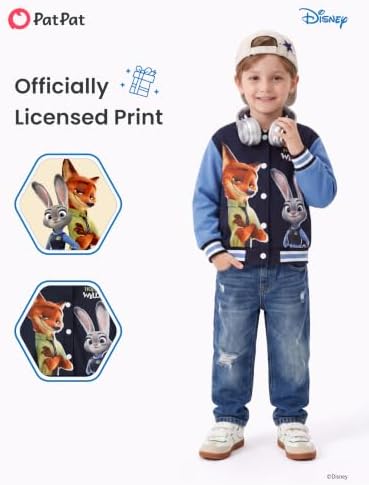 Disney Bomber Jacket Spider Man Marvel Toy Story Cars Varsity Cardigan2-13Y - Image 4