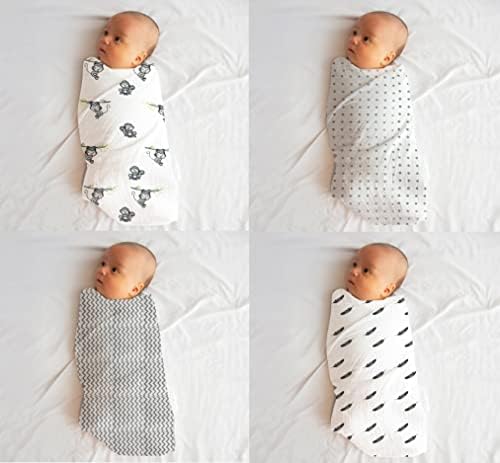 100% Muslin Swaddle Blankets, Baby Swaddling Blankets - Image 2