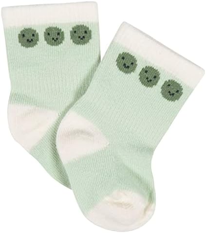 Gerber baby-girls 8-pair Wiggle Proof SockCasual Sock - Image 5