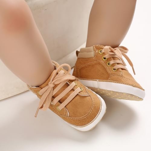 Baby Boys Girls Booties Fleece Anti-Slip Soft Sole Boots Toddler First Walker - Image 3