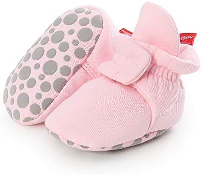 HsdsBebe Unisex Newborn Baby Cotton Booties Non-Slip Sole - Image 3