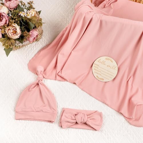 TANOFAR 4-Pack Newborn Swaddle Blanket - Image 5