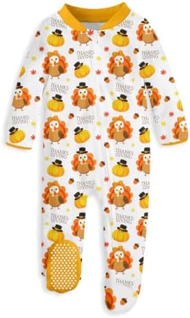 uideazone Baby Girls Footed Pajamas, Zip Sleeper by uideazone