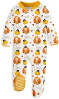 uideazone Baby Girls Footed Pajamas, Zip Sleeper by uideazone