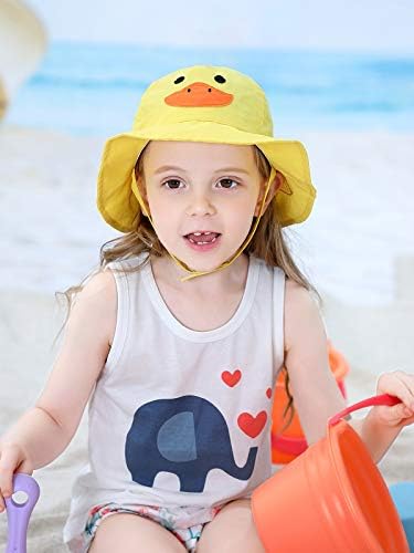 Azue Cute Baby Sun Hat, Wide-Brim Toddler Bucket Hats - Image 5