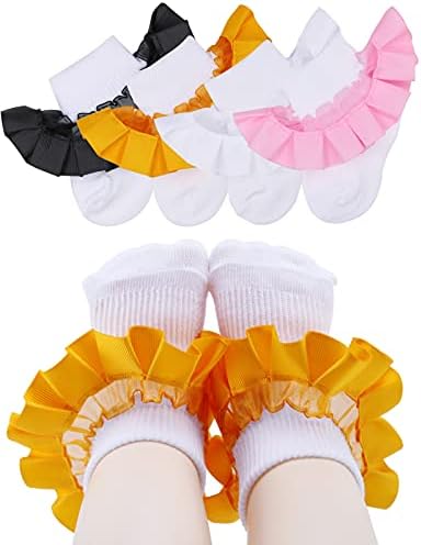 PrinceSasa Little Baby Girl Princess Lace Ruffles Socks Set by PrinceSasa
