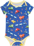 Kids Rayon of Bamboo Pajamas Set Short Sleeve Button Shorts Ages 0-24 by GUISBY