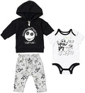Disney Classics Winnie the Pooh Mickey Mouse Baby Hoodie Bodysuit and Pants 3 by Disney