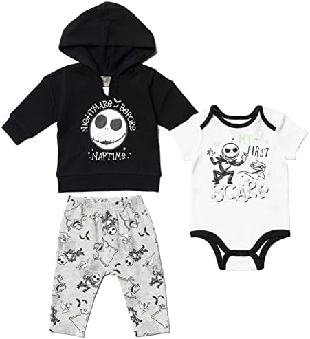 Disney Classics Winnie the Pooh Mickey Mouse Baby Hoodie Bodysuit and Pants 3 by Disney