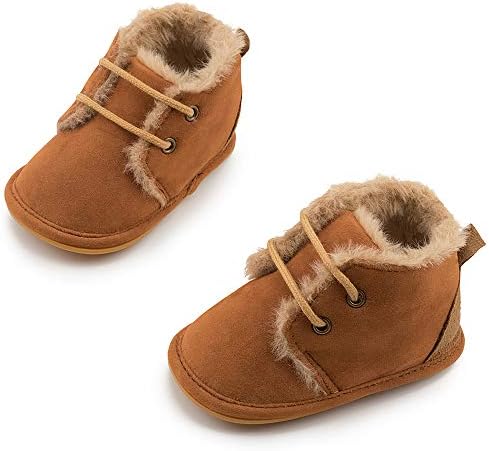 Meckior Baby Booties Newborn Infant Unisex Baby Girls Boys Velvet Rubber - Image 4