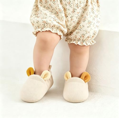 Jastore Baby Girls Booties Newborn Infant Shoes Cozy Soft Warm Cotton Boots - Image 6