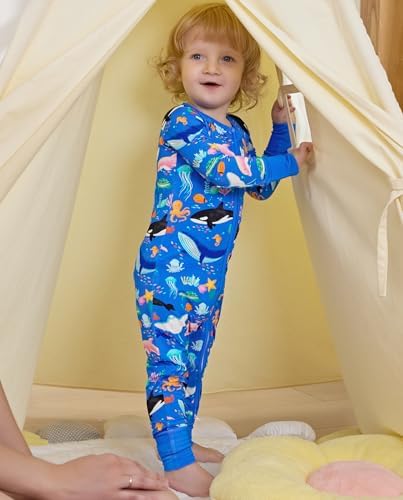 babee Reshinee Bamboo Viscose Baby Footie Pajama, Zipper Sleeper Boys Girls - Image 7