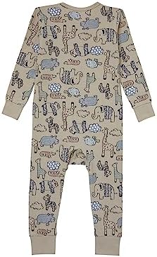 Hanes Baby Pure Comfort Organic Long Sleeve Footless Sleep N' Play, Infant - Image 2