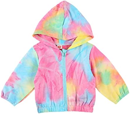 Baby Girl Jacket Zip up Hooded Coat Long Sleeve Hoodie Sweatshirt Toddler by Lefyira