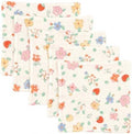 5-Pack 100% Cotton Muslin Baby Washcloths 10"X10", Floral | Ultra Soft Absorbent by Unknown