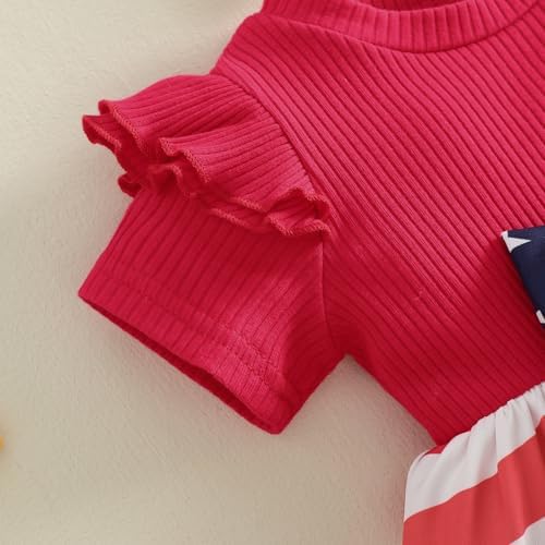 Giraropa Newborn Baby Girl Clothes Smocked Bubble Romper Dress + Socks + - Image 5