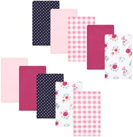 Luvable Friends Hudson Baby Flannel Burp Cloths 10pk by Luvable+Friends
