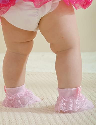 PrinceSasa Little Baby Girl Princess Lace Ruffles Socks Set - Image 3