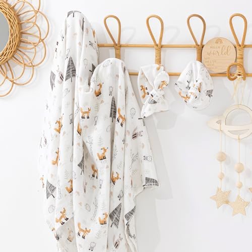 BabyWhale Muslin Swaddle Blanket - Image 3