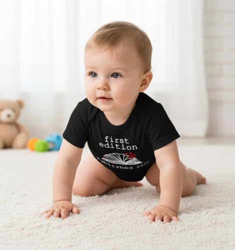 hrcfbk Infant Baby Boys Girls Bodysuit Newborn Short Sleeve Funny Letters Print - Image 7