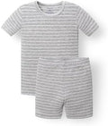 AVAUMA Stripe Pattern Baby Boys Girls Pajama Set Kids Toddler Snug fit Ribbed by AVAUMA