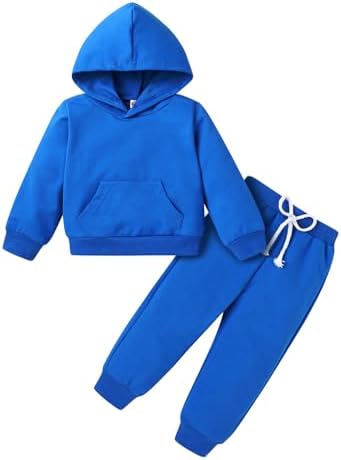 Happy Town Baby Fall Outfits for Girl Boy Long Sleeve Hoodie Top and Long by HappyTown