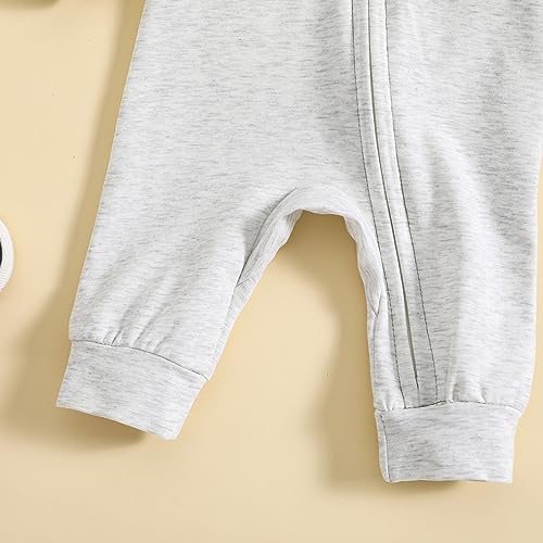 Fall Baby Clothes Newborn Boy Girl Hoodie Romper Long Sleeve Jumpsuit Winter - Image 6