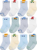 Aroveea Toddler Socks Non Slip Grip Ankle Baby 12 Pack by Aroveea