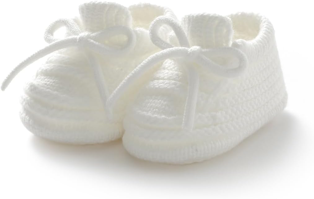 Neiwech Baby Booties Newborn Cozy Soft Warm Knitted Crib Shoes by Neiwech