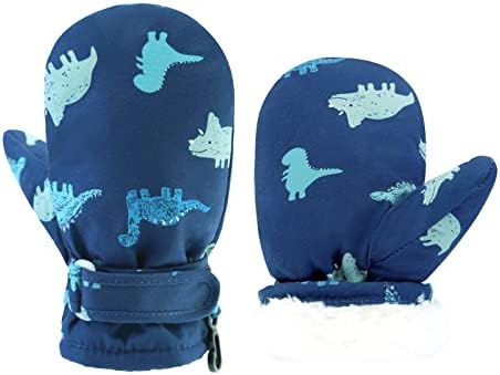 BAVST Toddler Waterproof Mittens Fleece Lined Baby Boys Girls Winter Warm Glove by BAVST