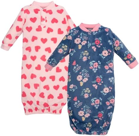 Hudson Baby Unisex Baby Fleece Gowns by HudsonBaby
