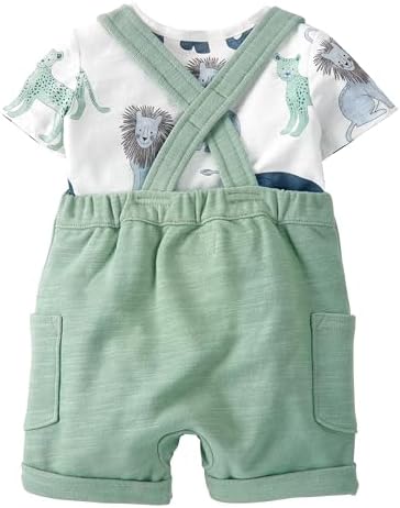 little planet by carter's Baby 2-piece Organic Cotton Shortall Set - Image 2