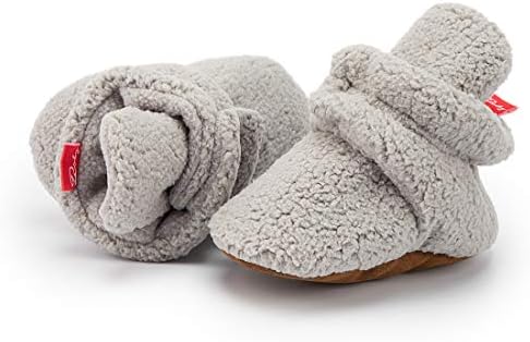 HsdsBebe Unisex Newborn Baby Cotton Booties Non-Slip Sole - Image 3