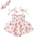 YOUNGER TREE Baby Girl Clothes Infant Summer Romper Dress Sleeveless Bodysuit by YOUNGERTREE