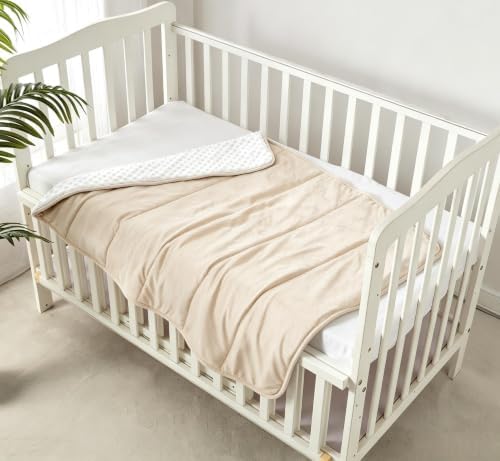 CREVENT Minky Baby Quilt Blanket by CREVENT