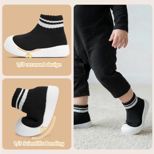 STQ Baby/Toddler Sock Walking Shoes Infant Slippers - Image 4