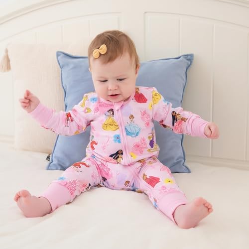 Disney Baby Organic Cotton Zip Footie Clothes Romper Outfit - Image 4