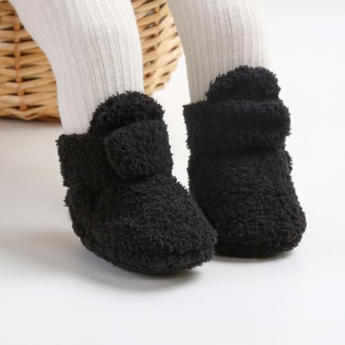 Baby Booties Cozy Fleece Slippers Soft Baby Shoes - Image 2